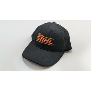 TEAM STIHL Snapback Hat Black Orange NWT Chainsaws Tools Fishing Hunting Outdoor